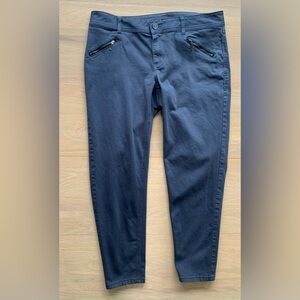 Lane Bryant pewter grey stretch twill pants new without tags 16